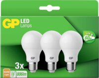 GP 087687 LED Classic izzó 9,4W 806lm 2700K E27 - Meleg fehér (3db)