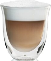 Delonghi DLSC311 Cappuccino 270ml Thermo üveg pohár szett 2 darabos