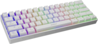Natec Genesis THOR 660 RGB Mechanikus (Red Switch) Wireless/USB Gaming Billentyűzet (Fehér) - Angol (US)