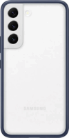 Samsung Galaxy S22+ Keretes Tok - Átlátszó/Kék