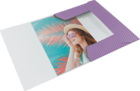 Esselte Colour'Breeze A4 gumis mappa - Levendula