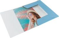 Esselte Colour'Breeze A4 gumis mappa - Kék