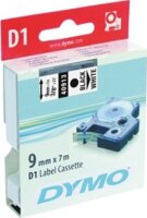 DYMO LM D1 Feliratozógép szalag 9mm fekete betű / fehér alap