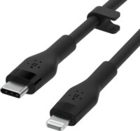 Belkin BoostCharge Flex USB-C apa 2.0 - Lightning apa Adat és töltőkábel - Fekete (2m)