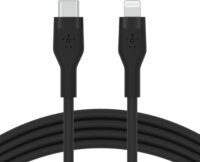 Belkin BoostCharge Flex USB-C apa 2.0 - Lightning apa Adat és töltőkábel - Fekete (2m)