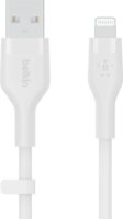 Belkin BoostCharge Flex USB-A apa 2.0 - Lightning apa iPhone töltőkábel - Fehér (3m)