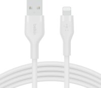 Belkin BoostCharge Flex USB-A apa 2.0 - Lightning apa iPhone töltőkábel - Fehér (3m)