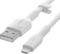 Belkin BoostCharge Flex USB-A apa 2.0 - Lightning apa Adat és töltőkábel - Fehér (2m)