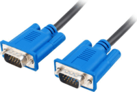 Lanberg CA-VGAC-10CU-0050-BK VGA - VGA kábel 5m - Fekete/Kék
