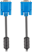 Lanberg CA-VGAC-10CU-0050-BK VGA - VGA kábel 5m - Fekete/Kék