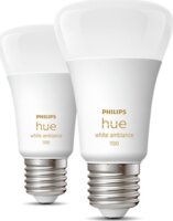 Philips Hue White Ambiance izzó 8W 1100lm 6500K E27 - Állítható fehér (2db)