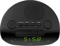 JVC RAE 111 Rádiós ébresztőóra - Fekete