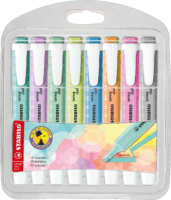 Stabilo swing cool Pastel 1-4mm Szövegkiemelő készlet - Vegyes színek (8 db / csomag)