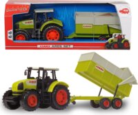 Dickie Toys Claas Ares traktor pótkocsival - Zöld