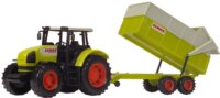 Dickie Toys Claas Ares traktor pótkocsival - Zöld
