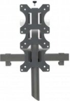 Manhattan 461658 13"-32" LCD TV/Monitor asztali tartó kar - Fekete (2 kijelző)