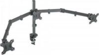 Manhattan 461658 13"-32" LCD TV/Monitor asztali tartó kar - Fekete (2 kijelző)