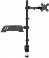 Manhattan 462136 10"-32" LCD TV/Monitor és notebook asztali tartó kar - Fekete (1 kijelző)