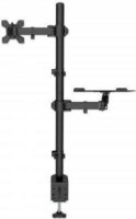Manhattan 462136 10"-32" LCD TV/Monitor és notebook asztali tartó kar - Fekete (1 kijelző)