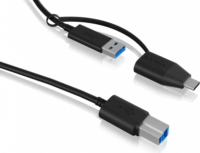 RaidSonic IcyBox IB-1124L-C3 HDD Dokkoló és klónozó állomás (USB 3.0 - SATA)