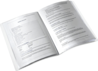 Leitz Wow A4 iratvédő mappa - Kék