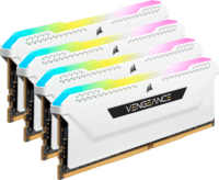 Corsair 64GB / 3200 Vengeance RGB PRO SL White DDR4 RAM KIT (4x16GB)