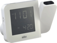 Braun BC 015 W-DCF Funk Rádióvezérelt ébresztőóra - Fehér
