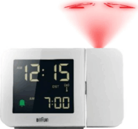 Braun BC 015 W-DCF Funk Rádióvezérelt ébresztőóra - Fehér