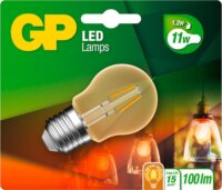 GP 080596 LED Filament Mini Globus izzó 1,2W 100lm 2200K E27 - Meleg fehér