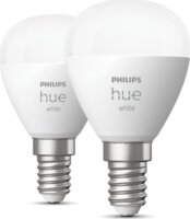 Philips Hue White P45 izzó 5,7W 470lm 2700K E14 - Meleg fehér (2db)