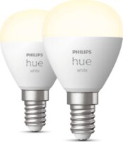 Philips Hue White P45 izzó 5,7W 470lm 2700K E14 - Meleg fehér (2db)