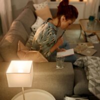 Philips Hue White P45 izzó 5,7W 470lm 2700K E14 - Meleg fehér (2db)