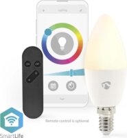 Nedis SmartLife Candle izzó 4,9W 470lm 6500K E14 - RGBW
