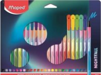 Maped Nightfall Filctoll készlet 2,5mm - Vegyes színek (24 db / csomag)