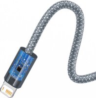 Baseus Dynamic Series USB-A apa 2.0 - Lightning apa iPhone töltőkábel - Szürke (2m)