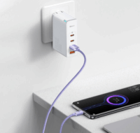 Baseus Crystal Shine Series USB-A apa - USB-C apa 2.0 Adat és töltőkábel - Lila (1.2m)