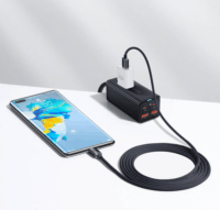 Baseus Crystal Shine Series USB-A apa - USB-C apa 2.0 Adat és töltőkábel - Fekete (1.2m)