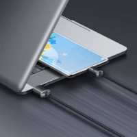 Baseus Crystal Shine Series USB-A apa - USB-C apa 2.0 Adat és töltőkábel - Fekete (1.2m)