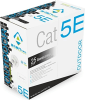 A-LANtec U/UTP CAT5e Installációs kábel 305m - Fekete