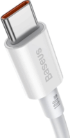 Baseus Superior Series USB-C apa - USB-C apa 2.0 Adat és töltőkábel - Fehér (2m)