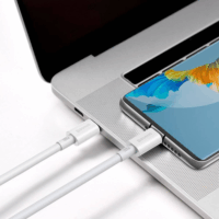 Baseus Superior Series USB-C apa - USB-C apa 2.0 Adat és töltőkábel - Fehér (2m)