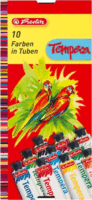 Herlitz 10x16ml tempera készlet - 10 színű