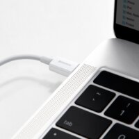 Baseus Superior Series USB-C apa 2.0 - Lightning apa Adat és töltőkábel - Fehér (1.5m)