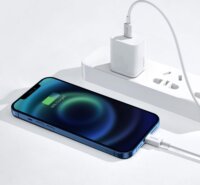 Baseus Superior Series USB-C apa 2.0 - Lightning apa Adat és töltőkábel - Fehér (1.5m)