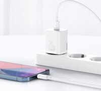 Baseus Super Si USB-C Hálózati Töltő Adapter 20W - Fehér