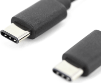 Digitus AK-300138-030-S USB-C apa - USB-C apa 2.0 Adat és töltőkábel - Fekete (3m)