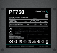 DeepCool 750W PF750 80+ Tápegység