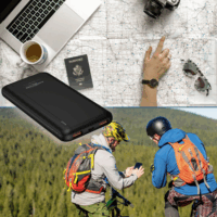 Ansmann PB320PD Powerbank 10000mAh 18W (3A / 5-12V) - Fekete