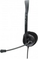 Manhattan 179898 USB Headset - Fekete