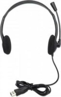 Manhattan 179898 USB Headset - Fekete